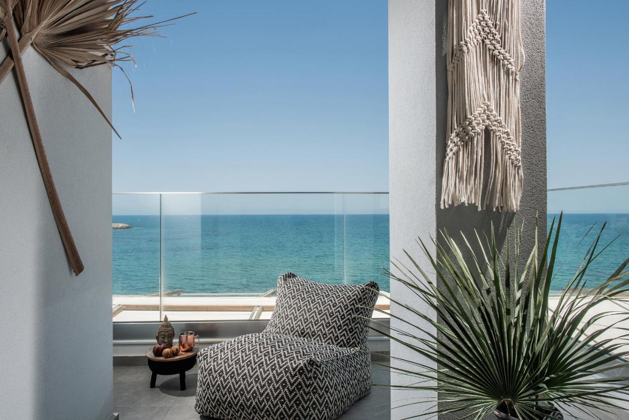 Khroma Luxury Suite 1 Beach Front Apartment Hersonissos  Exterior foto