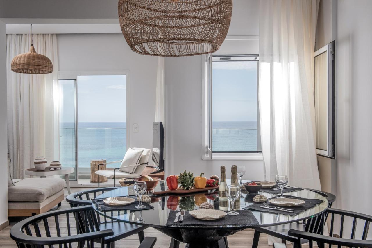 Khroma Luxury Suite 1 Beach Front Apartment Hersonissos  Exterior foto